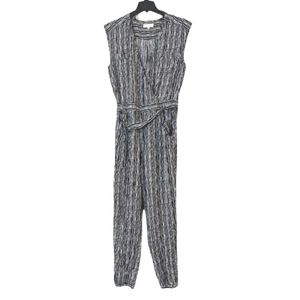 Two by Vince Camuto Black and White Floral Print Pantsuit Jumpsuit Romper szXL